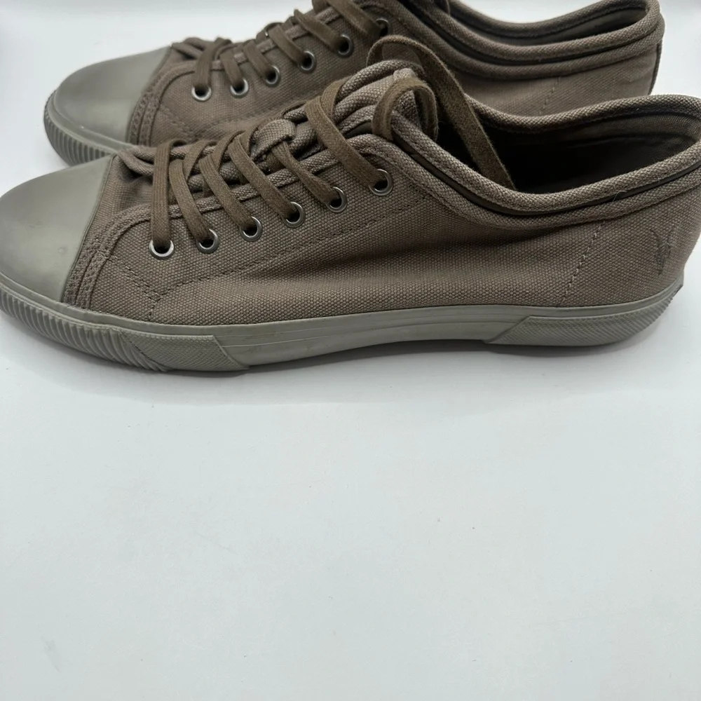 All Saints Men’s Size 12‎ / 45 Taupe RIGG HIGH Lowtop Sneakers